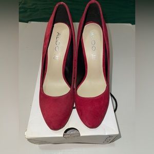 ALDO red heels (women’s size 8).